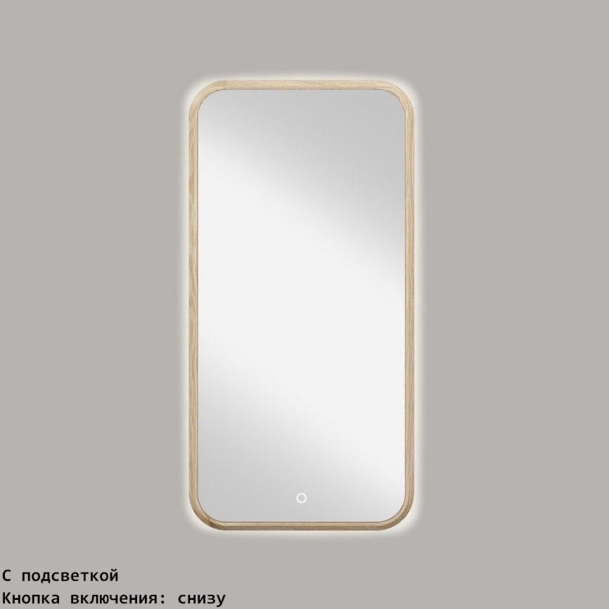 Зеркало прямоугольное 60*120 фото 2